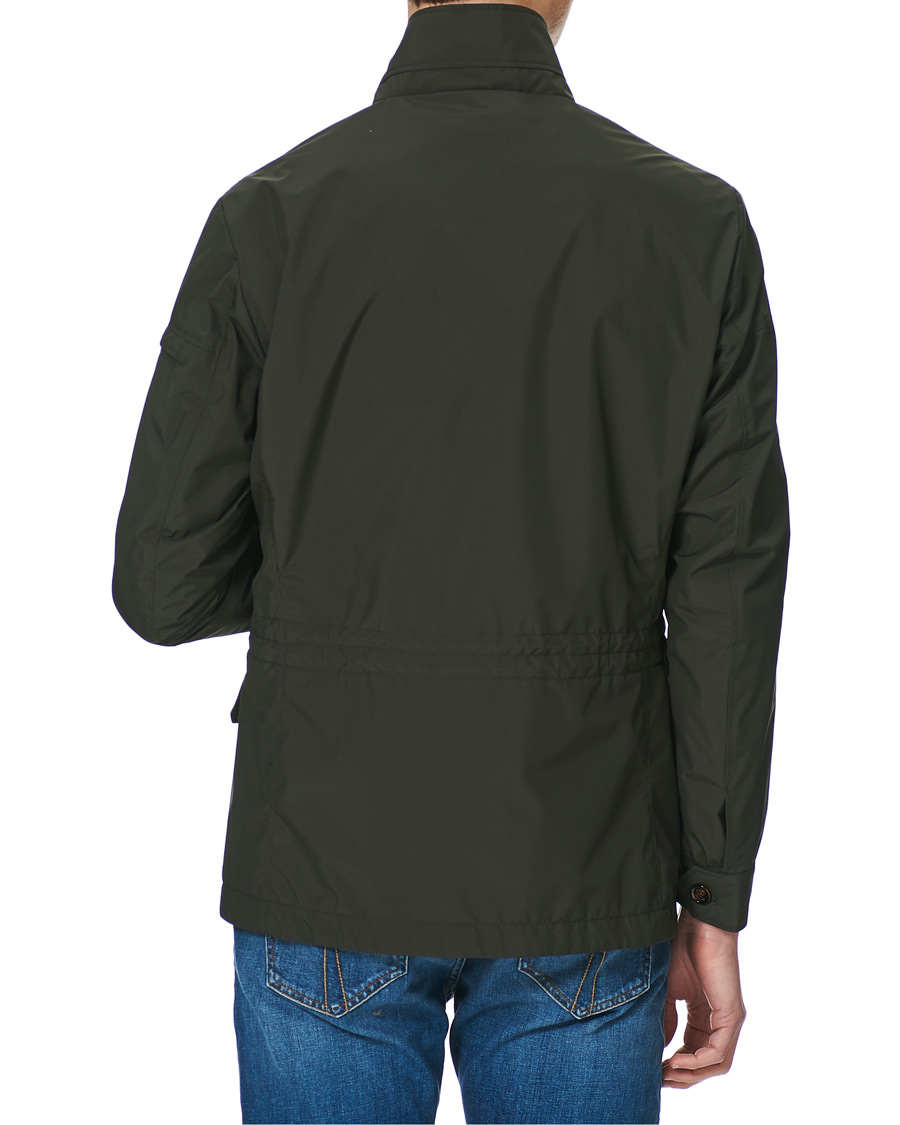 Hombres | Abrigos y chaquetas | MooRER | Waterproof Nylon Field Jacket Forest