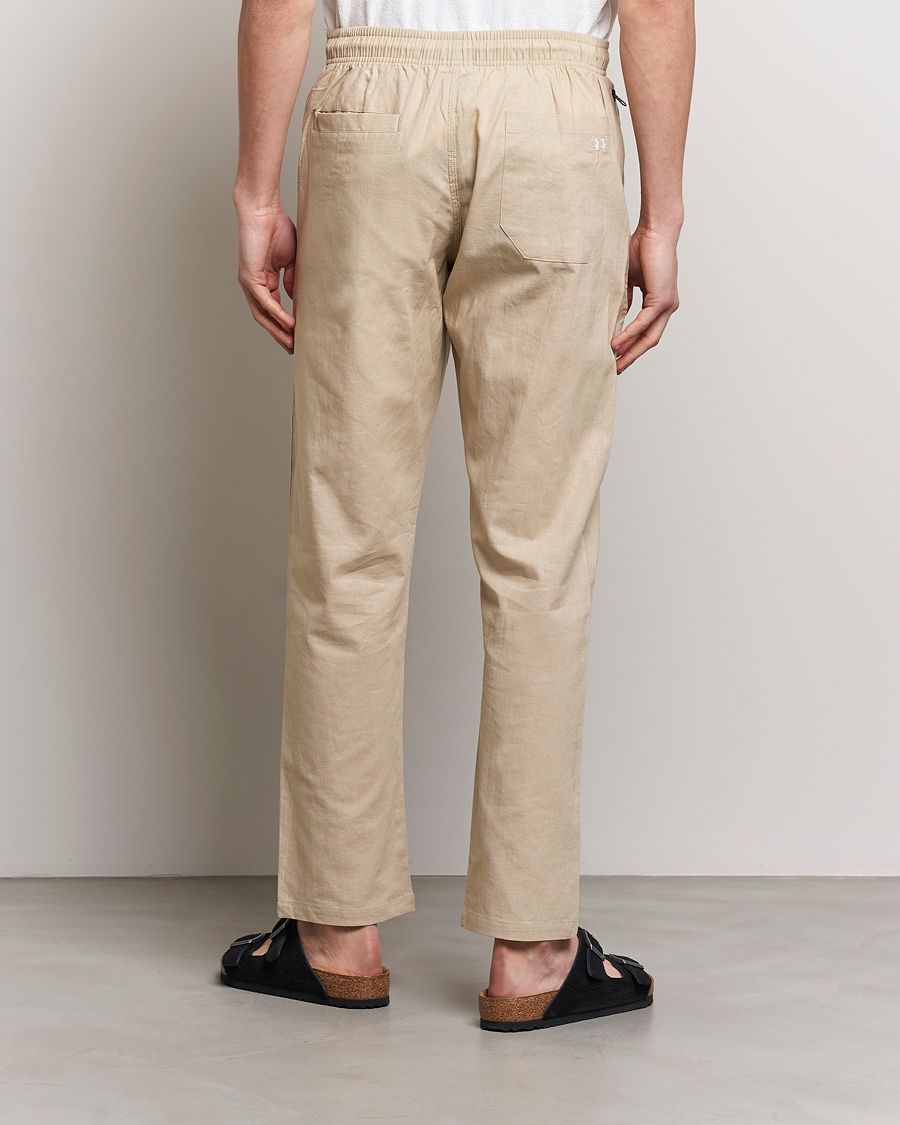 Hombres | Pantalones | OAS | Linen Long Pants Beige
