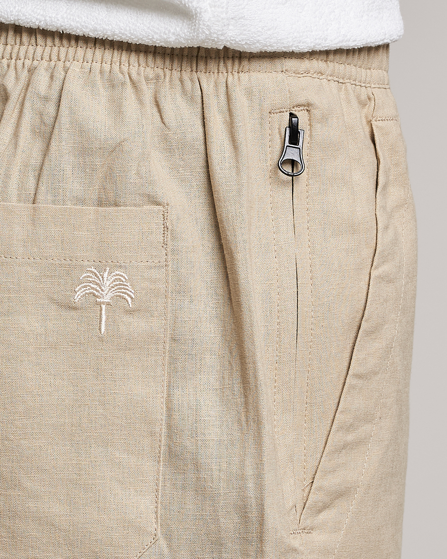 Hombres | Pantalones | OAS | Linen Long Pants Beige