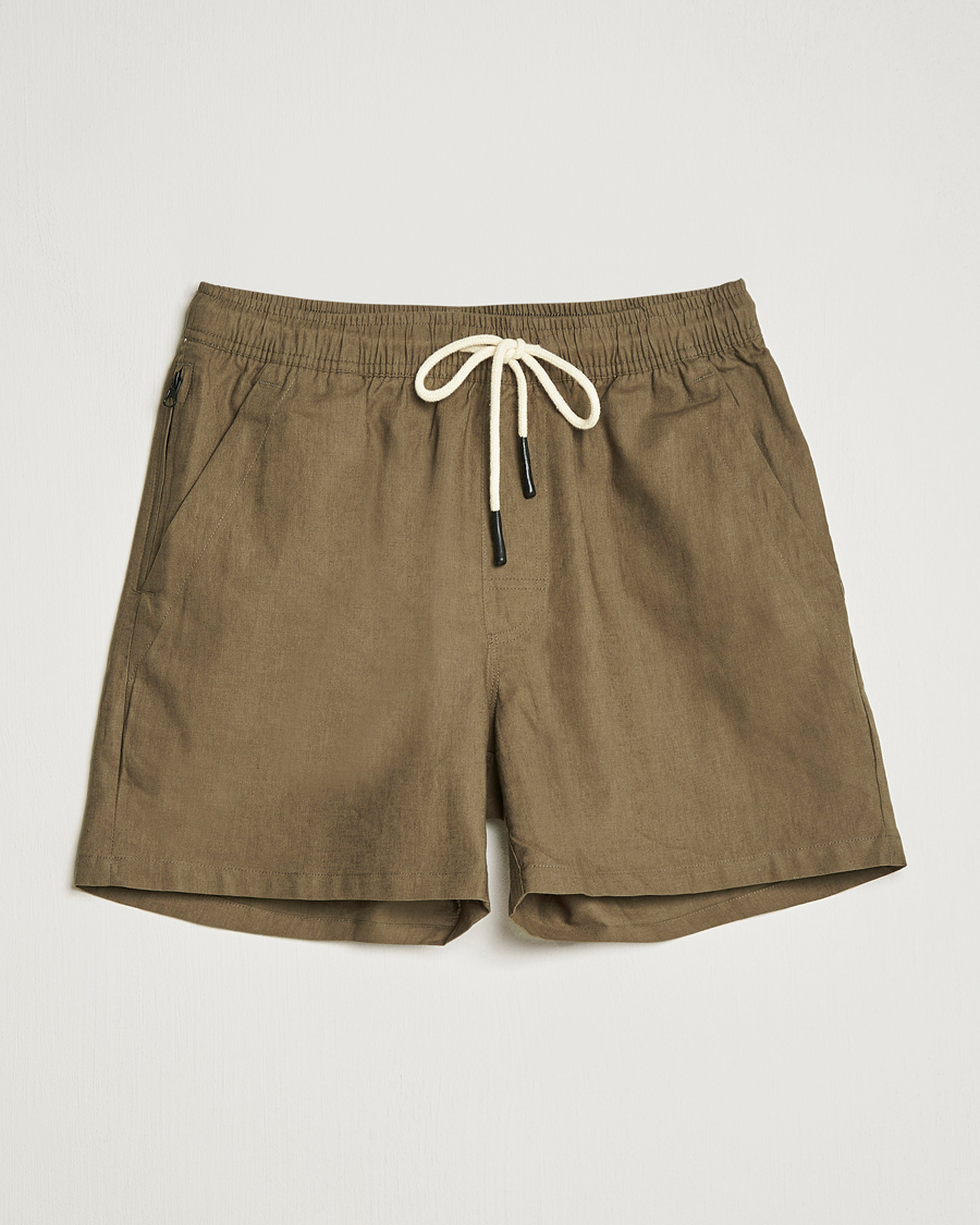 Hombres | Pantalones cortos | OAS | Linen Shorts Army