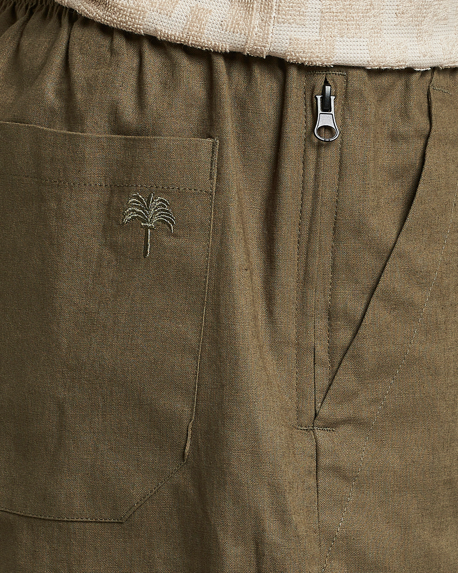 Hombres | Pantalones cortos | OAS | Linen Shorts Army