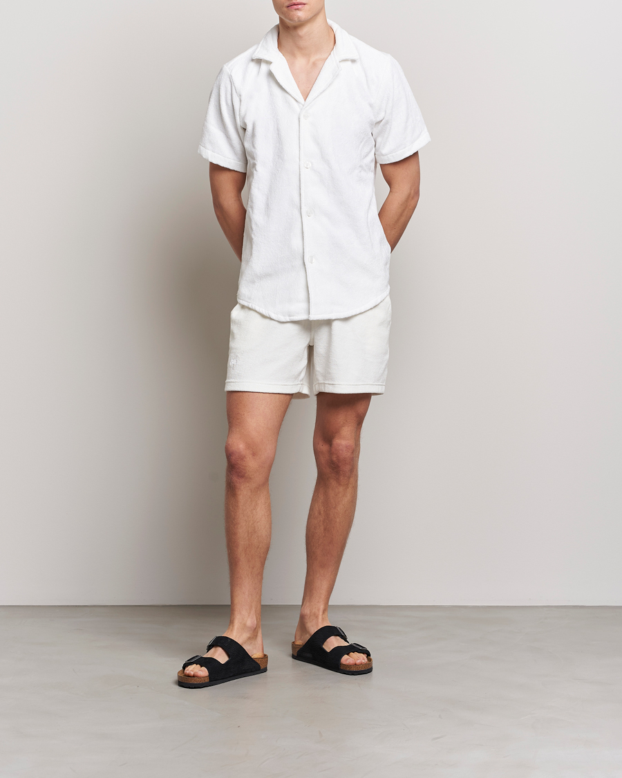 Hombres | Pantalones cortos | OAS | Terry Shorts White