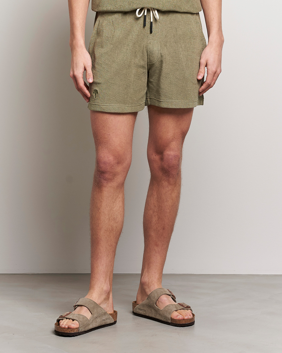Hombres | Pantalones cortos de chándal | OAS | Terry Shorts Khaki