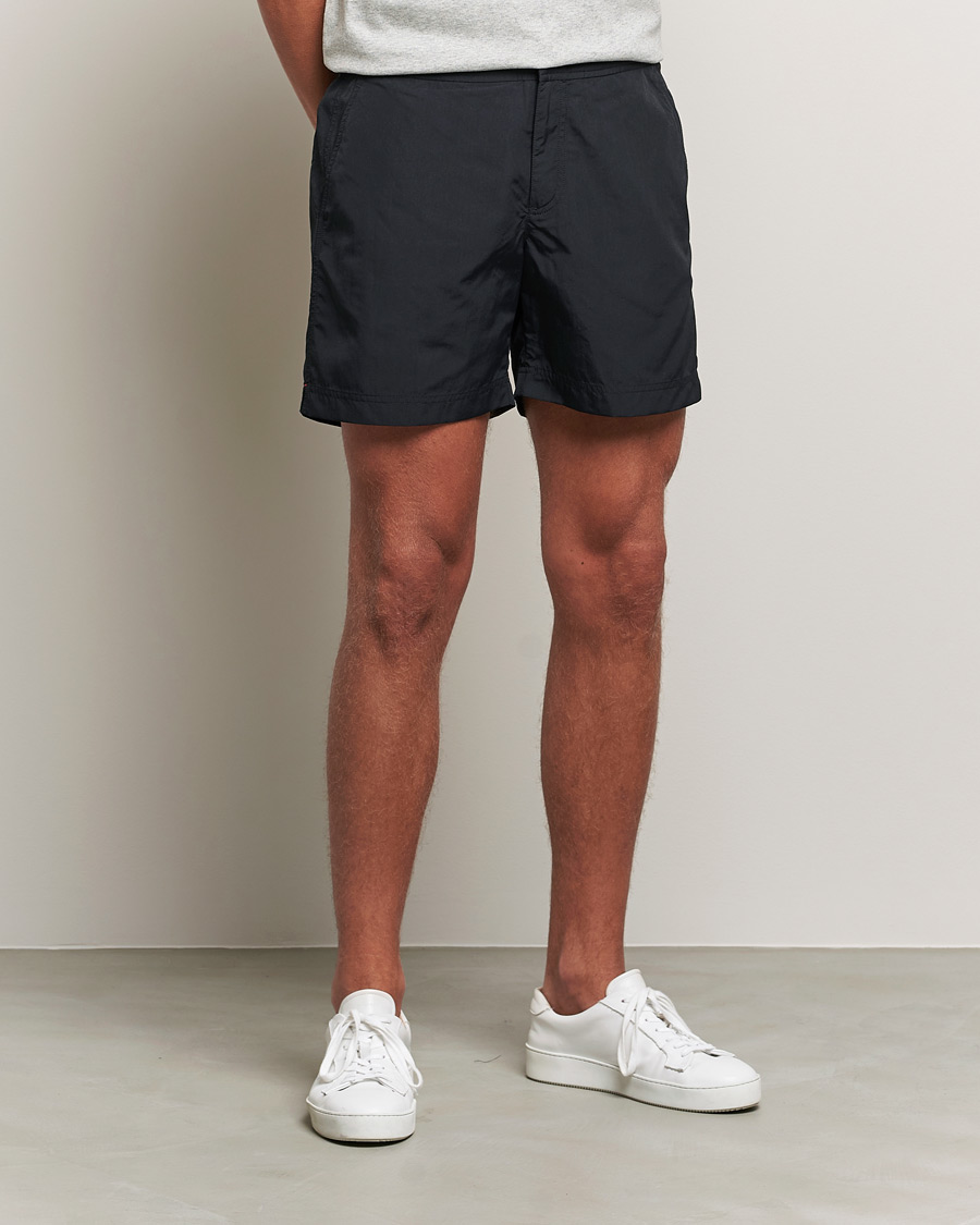 Hombres | Bañadores | Orlebar Brown | Bulldog Medium Length Swim Shorts Black