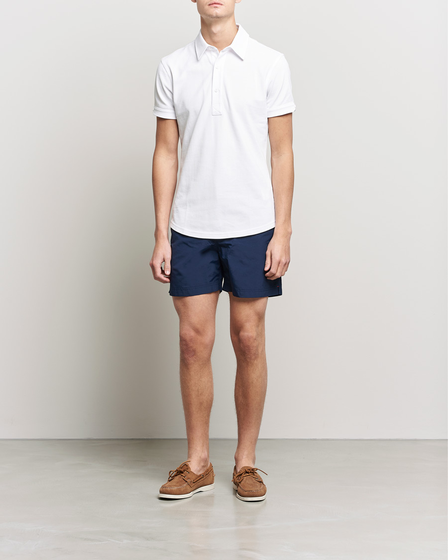 Hombres | Bañadores | Orlebar Brown | Bulldog II Medium Length Swim Shorts Navy