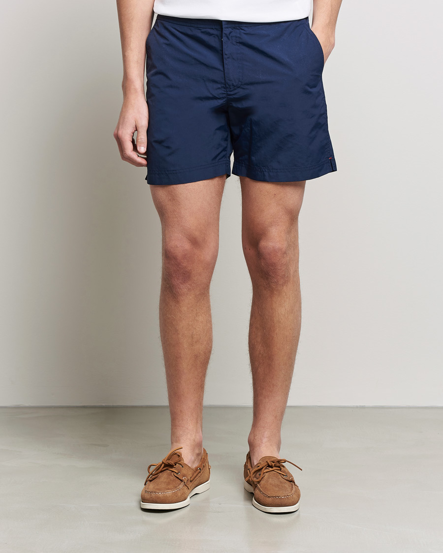 Hombres | Bañadores | Orlebar Brown | Bulldog II Medium Length Swim Shorts Navy