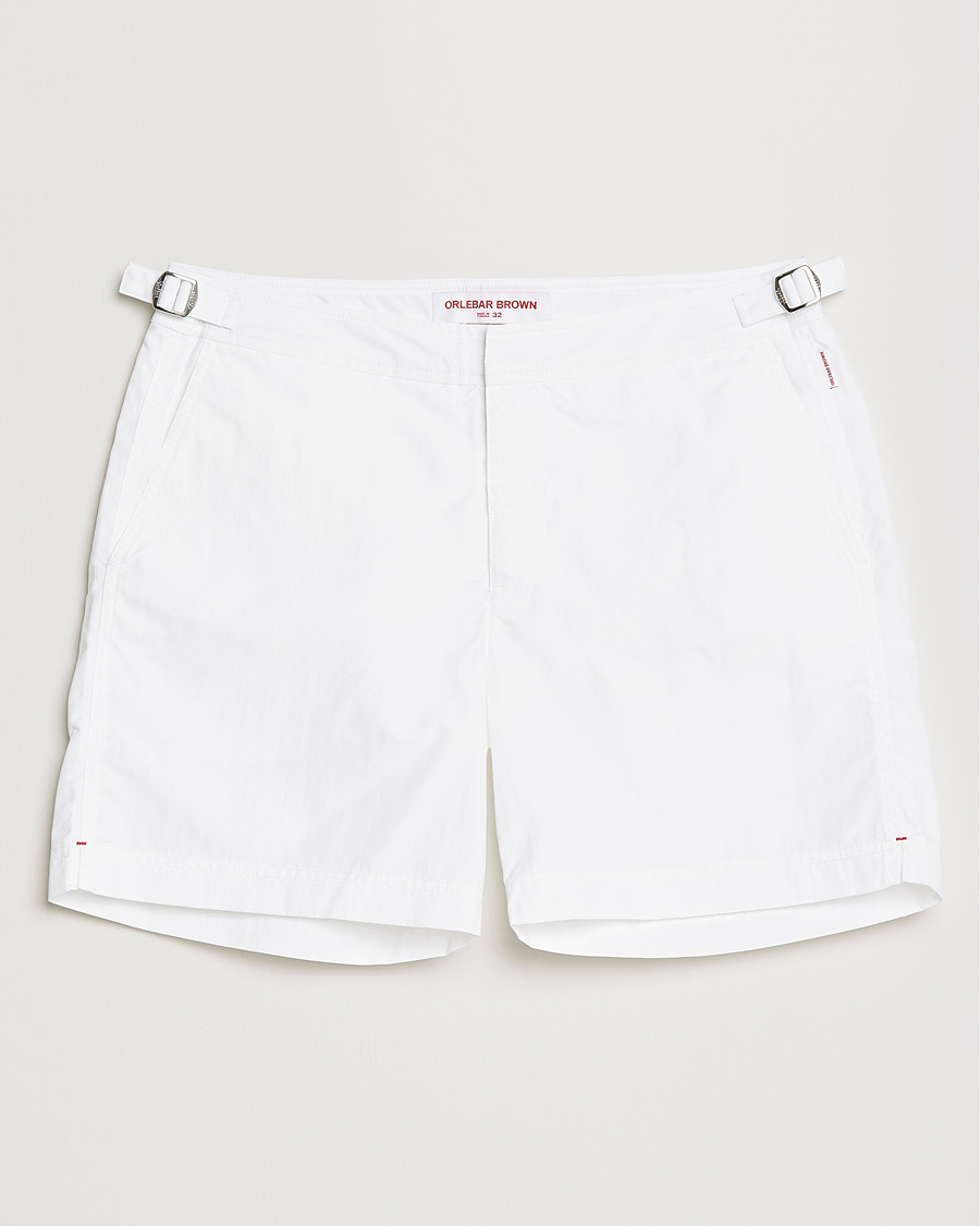 Hombres | Bañadores | Orlebar Brown | Bulldog II Medium Length Swim Shorts White