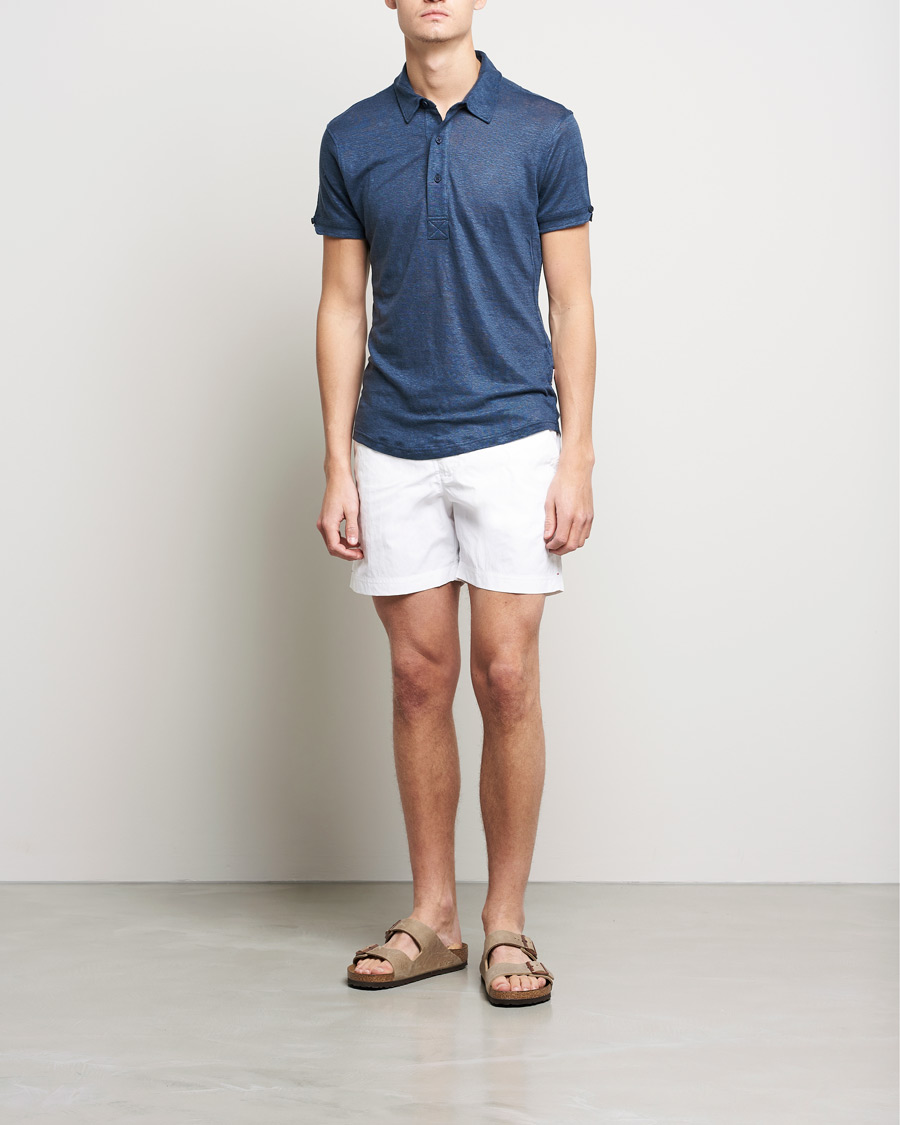 Hombres | Bañadores | Orlebar Brown | Bulldog II Medium Length Swim Shorts White