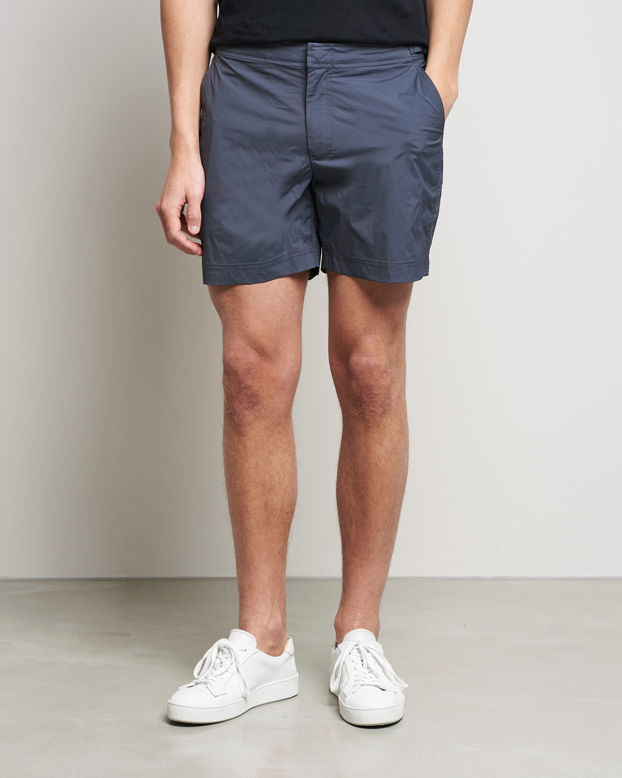 Hombres | Orlebar Brown Bulldog Sport Swim Shorts Ebony | Orlebar Brown | Bulldog Sport Swim Shorts Ebony