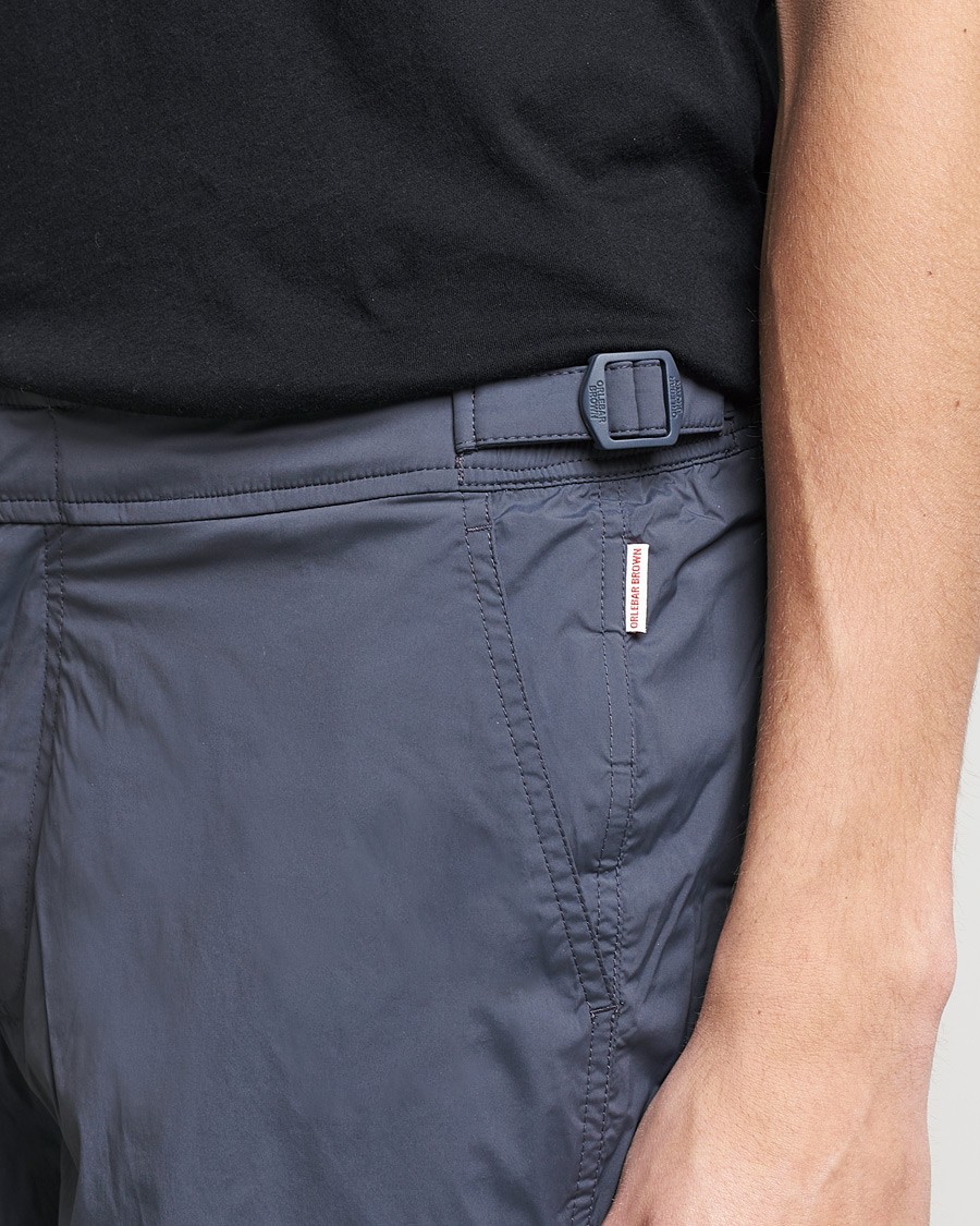 Hombres | Orlebar Brown Bulldog Sport Swim Shorts Ebony | Orlebar Brown | Bulldog Sport Swim Shorts Ebony