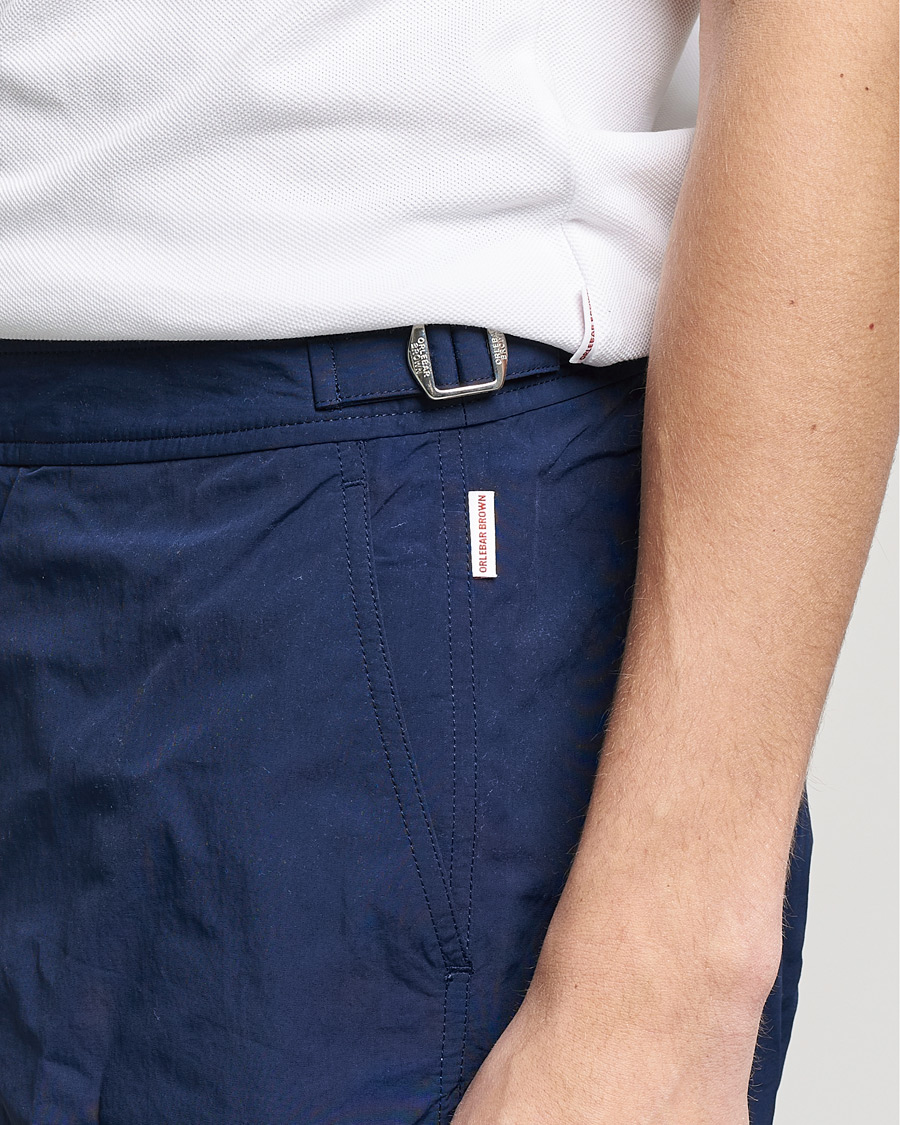 Hombres | Bañadores | Orlebar Brown | Dane III Long Leg Swim Shorts Navy