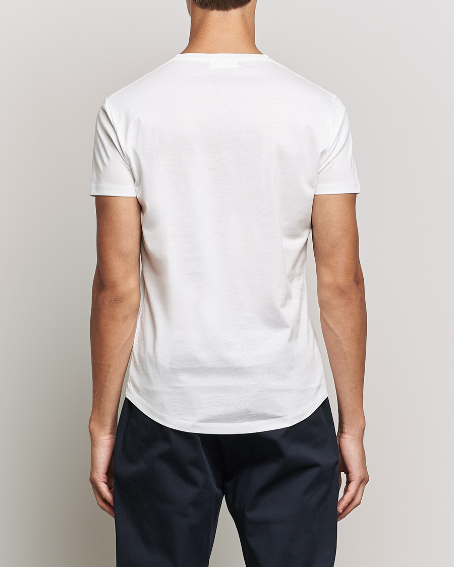 Hombres | Camisetas | Orlebar Brown | OB Crew Neck Mercerised Cotton Tee White