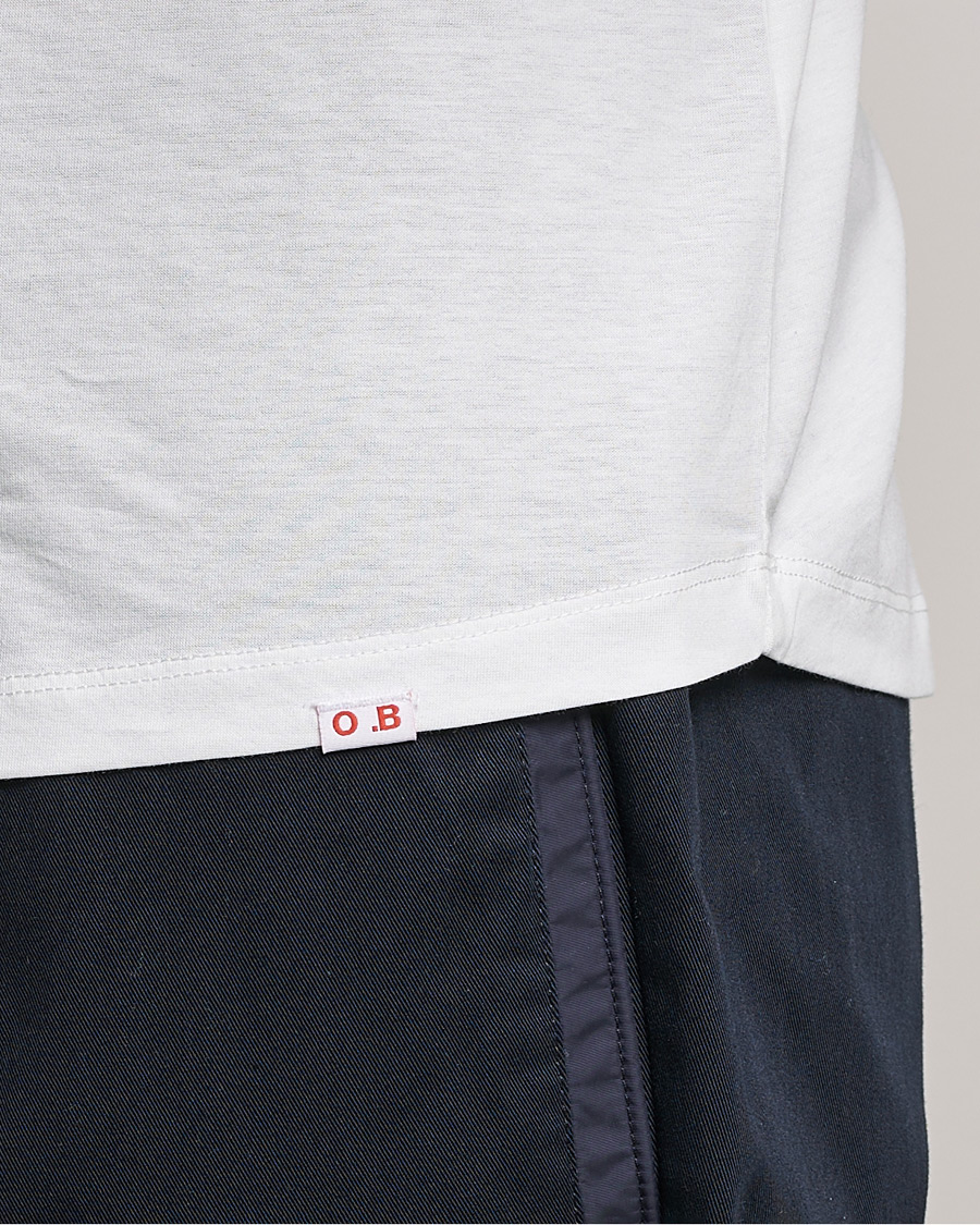 Hombres | Camisetas | Orlebar Brown | OB Crew Neck Mercerised Cotton Tee White