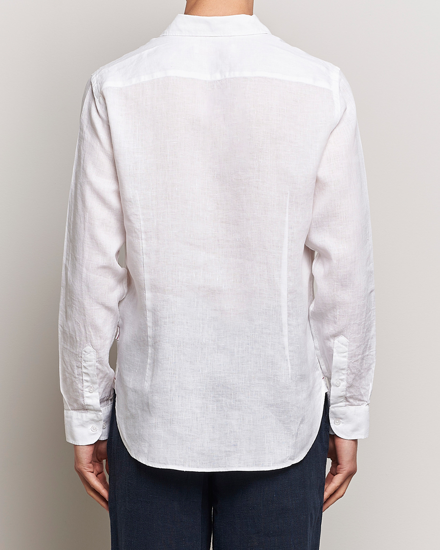 Hombres | Camisas | Orlebar Brown | Giles Linen CLS Shirt White