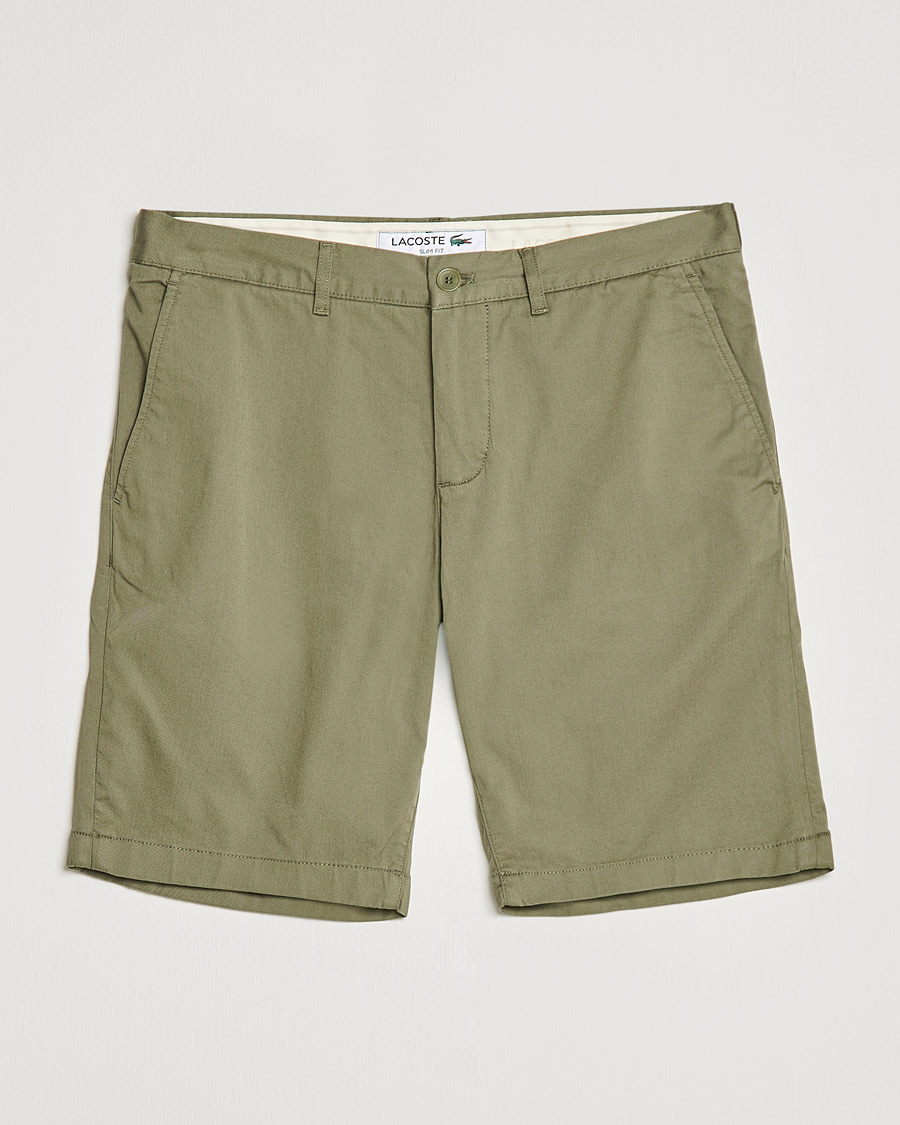 Hombres | Pantalones cortos | Lacoste | Slim Fit Stretch Cotton Bermuda Shorts Tank
