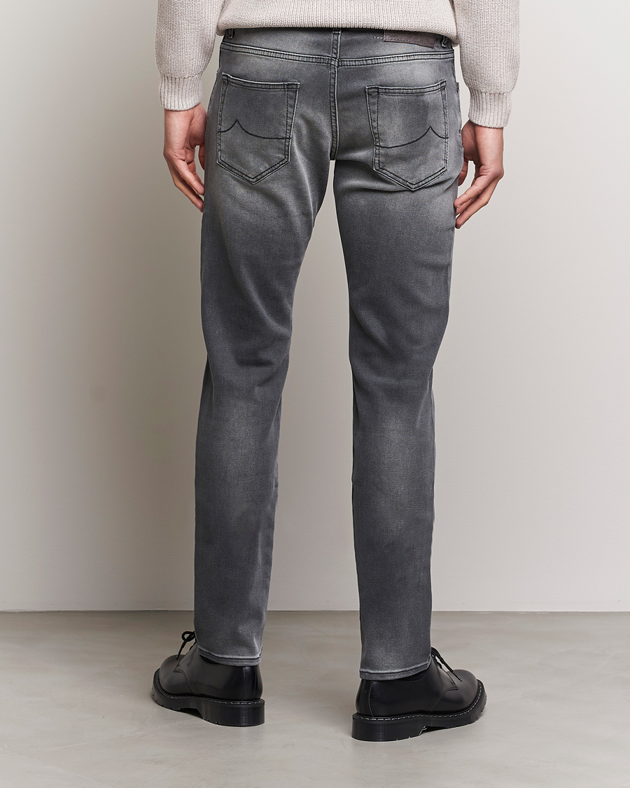 Hombres | Vaqueros | Jacob Cohën | Nick 622 Slim Fit Stretch Jeans Black Medium Wash