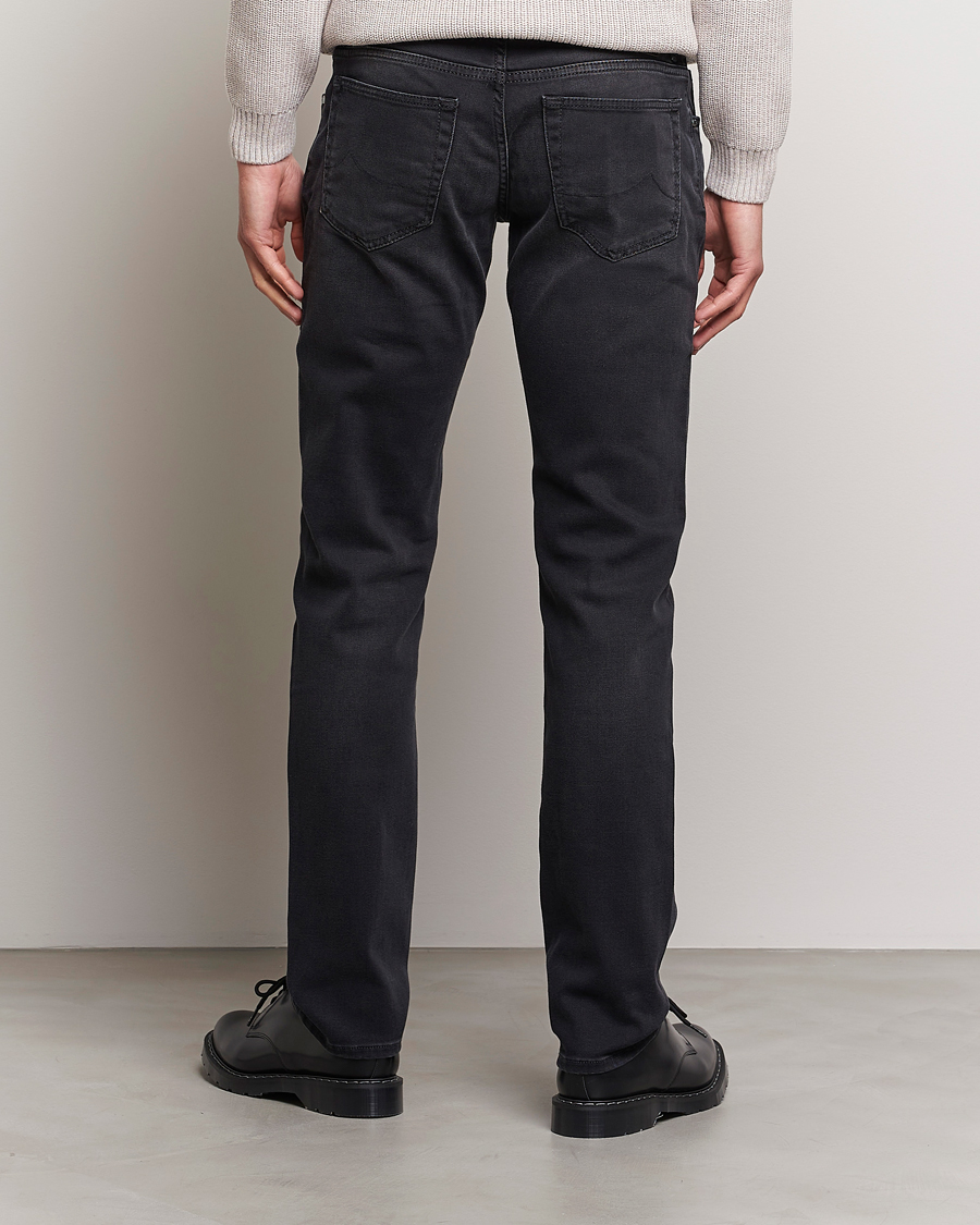 Hombres | Vaqueros | Jacob Cohën | Nick 622 Slim Fit Stretch Jeans Black Dark Stone