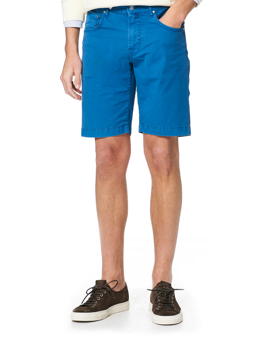 Hombres | Pantalones cortos | Jacob Cohën | Nicolas Cotton Shorts Blue