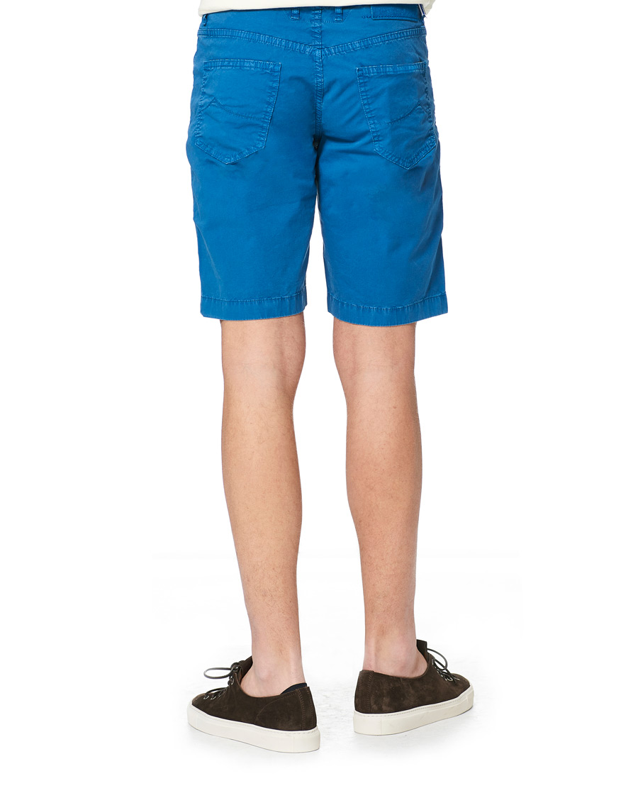 Hombres | Pantalones cortos | Jacob Cohën | Nicolas Cotton Shorts Blue