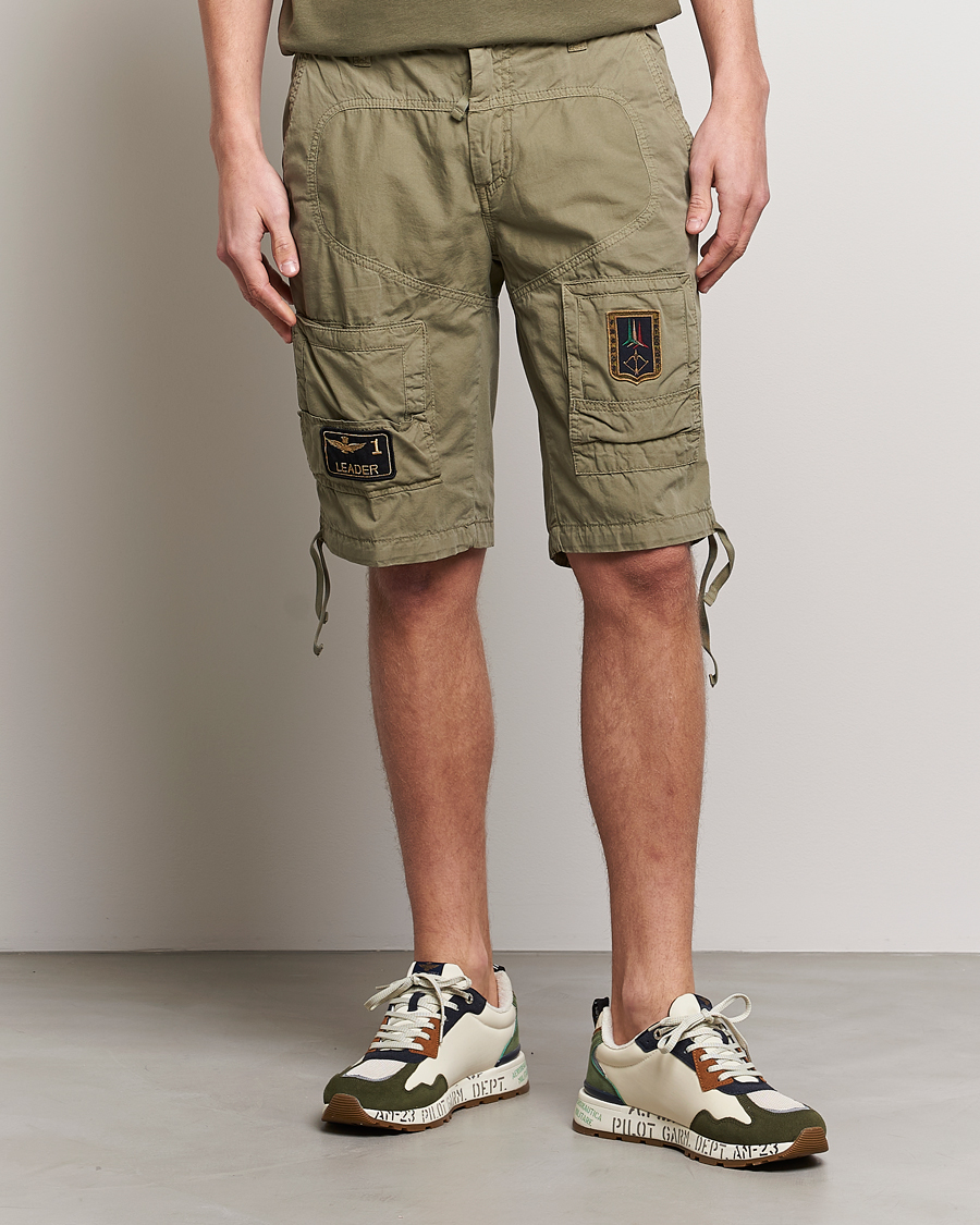 Hombres | Pantalones cortos | Aeronautica Militare | Heritage Bermuda Shorts Green