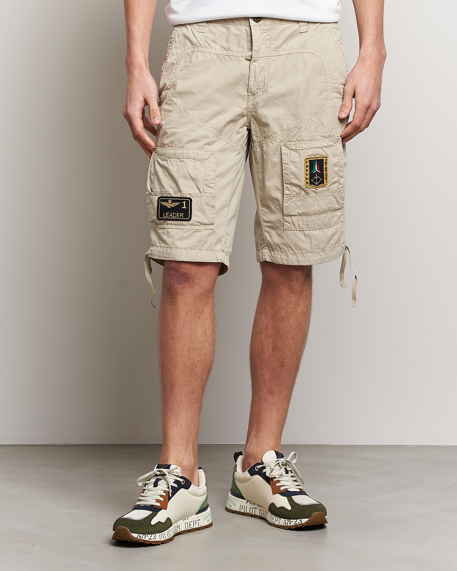 Hombres | Pantalones cortos | Aeronautica Militare | 7AMH Heritage Bermuda Shorts Sand