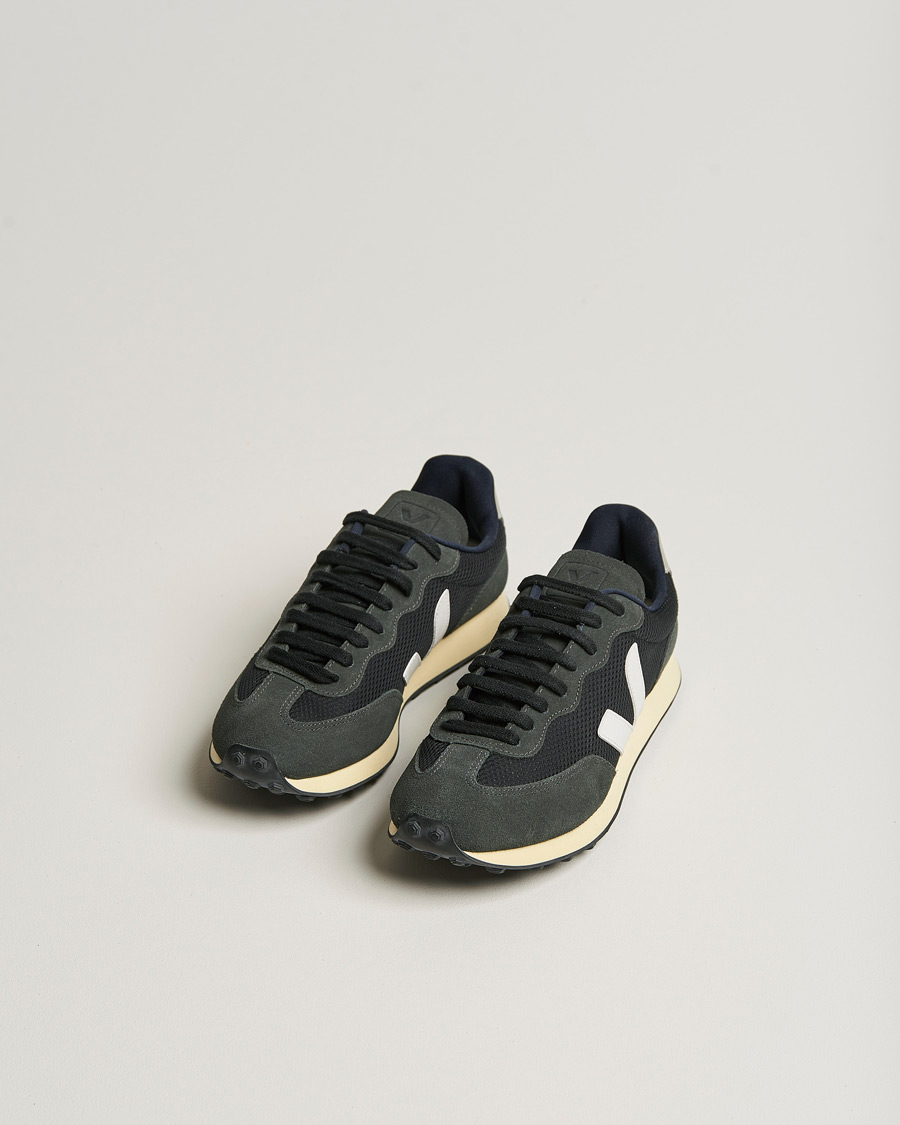 Hombres | Zapatos de ante | Veja | Rio Branco Running Sneaker Black/White Oxford White