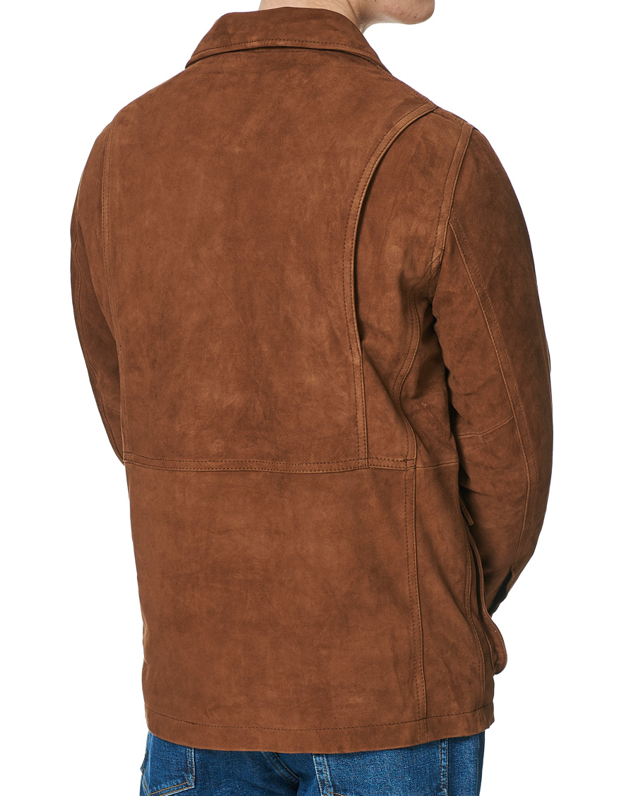 Hombres | Abrigos y chaquetas | Oscar Jacobson | Wester Sude Field Jacket Brown