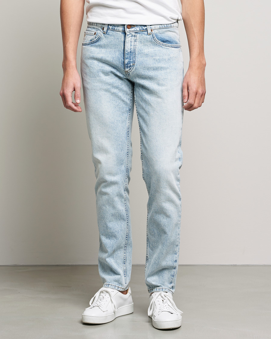 Hombres | Vaqueros | Oscar Jacobson | Albert Cotton Stretch Jeans Light Wash