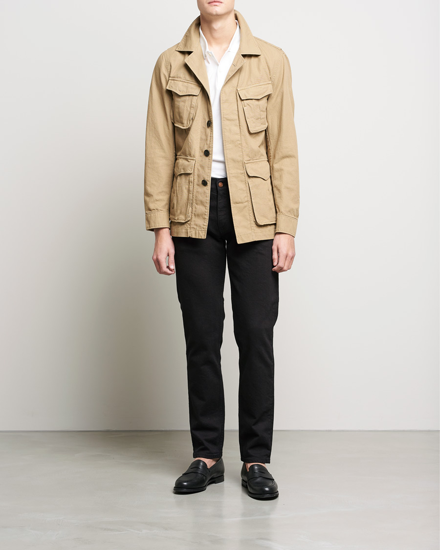 Hombres | Vaqueros | Oscar Jacobson | Albert Cotton Stretch Jeans Black