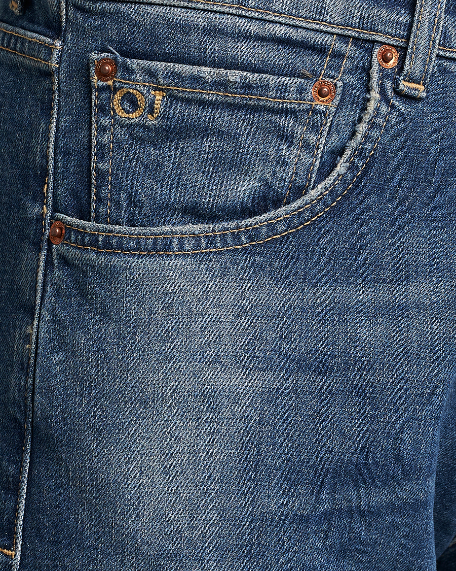 Hombres | Vaqueros | Oscar Jacobson | Johan Straight Fit Cotton Stretch Jeans Vintage Wash