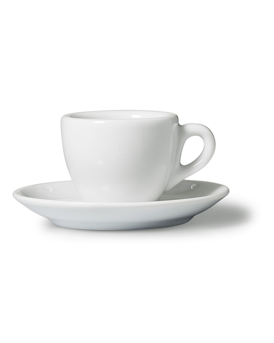 Hombres | Café Kitsuné Espresso Cup & Saucer White | Café Kitsuné | Espresso Cup & Saucer White