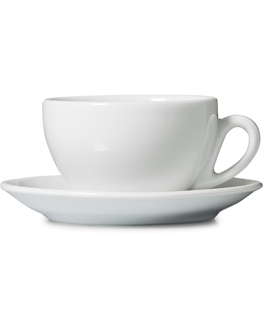 Hombres | Café Kitsuné Coffee Cup & Saucer White | Café Kitsuné | Coffee Cup & Saucer White