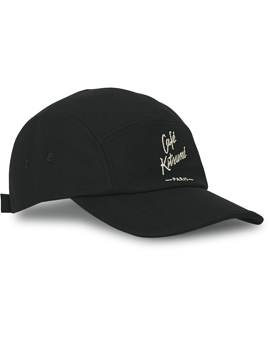 Hombres | Café Kitsuné Crew Cap Black | Café Kitsuné | Crew Cap Black