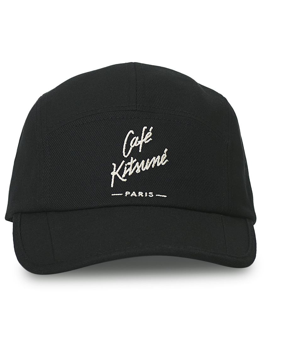 Hombres | Café Kitsuné Crew Cap Black | Café Kitsuné | Crew Cap Black