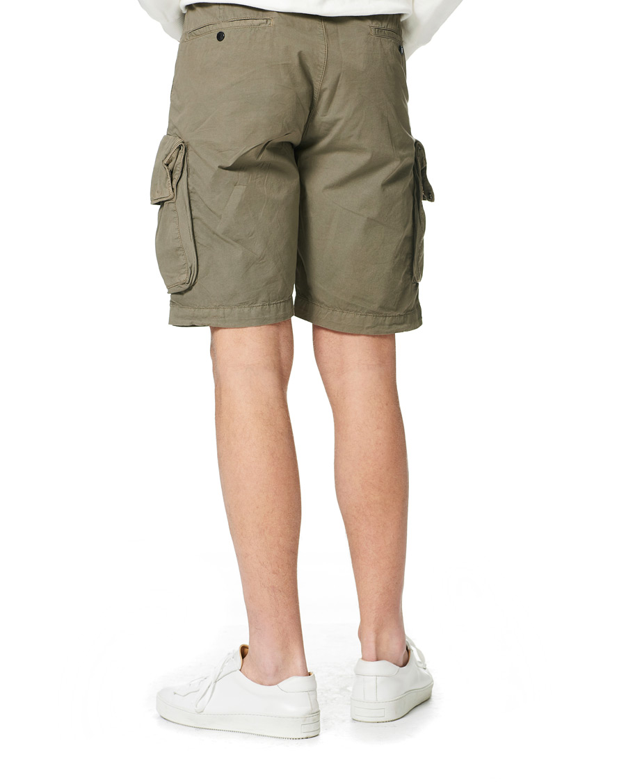Hombres | Pantalones cortos | C.P. Company | Stretch Twill Cargo Shorts Olive