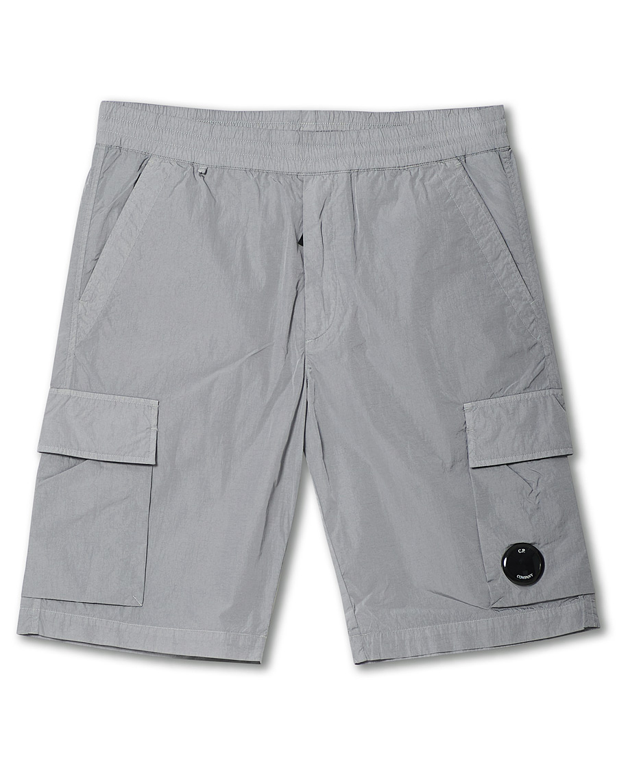 Hombres | Pantalones cortos | C.P. Company | Chrome-R Drawstring Cargo Shorts Grey
