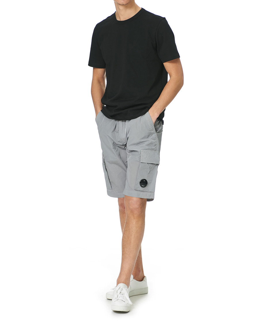 Hombres | Pantalones cortos | C.P. Company | Chrome-R Drawstring Cargo Shorts Grey