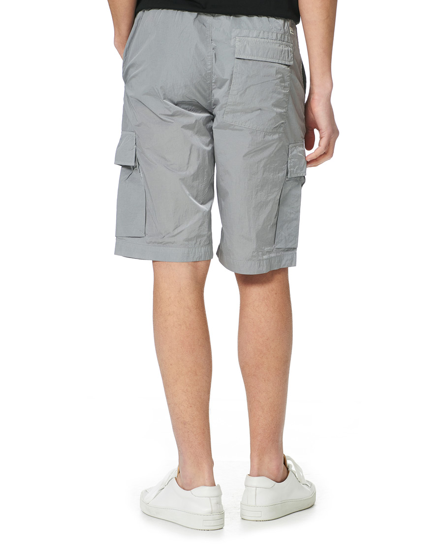 Hombres | Pantalones cortos | C.P. Company | Chrome-R Drawstring Cargo Shorts Grey