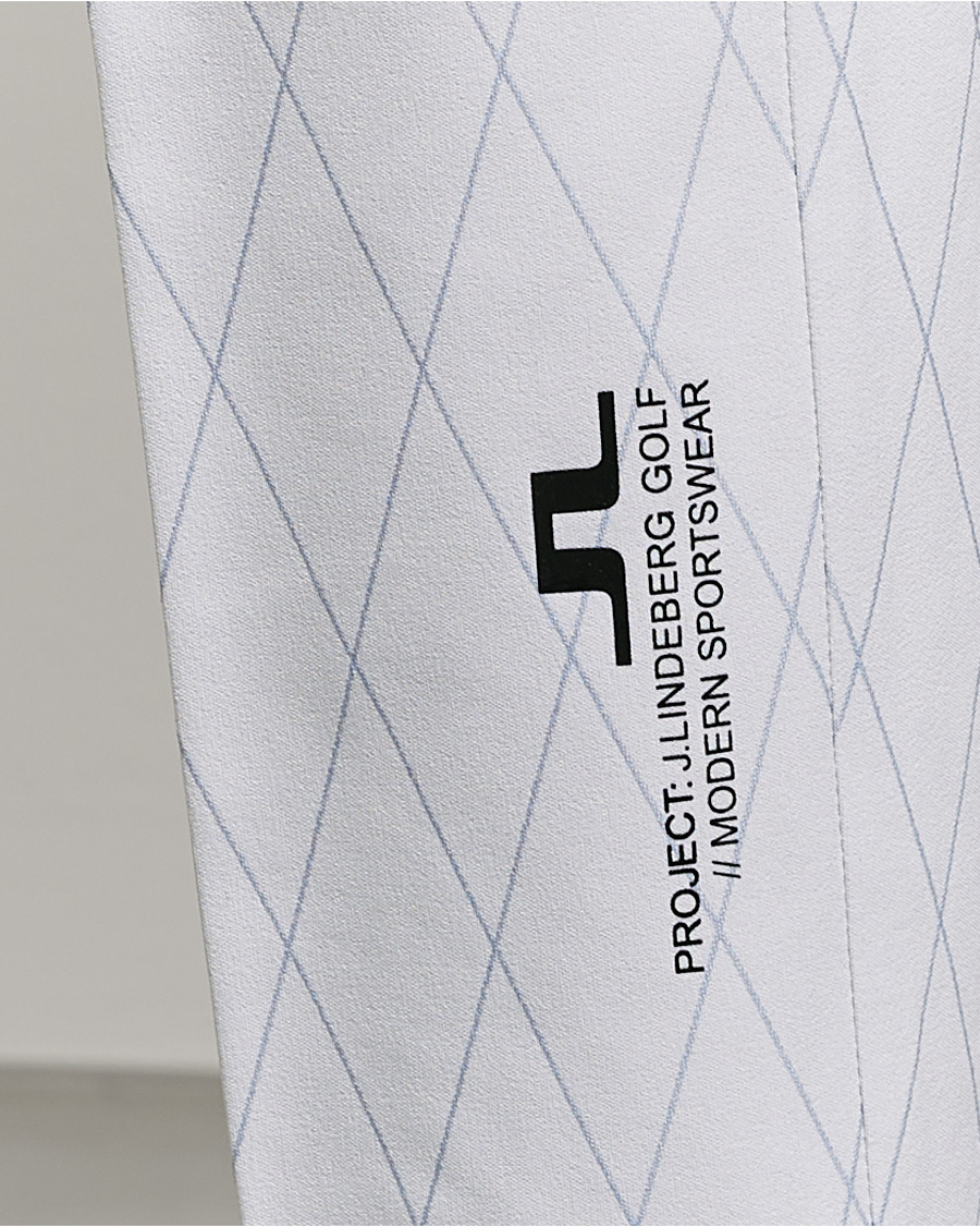 Hombres | Pantalones | J.Lindeberg | Active Argyle Golf Pants White