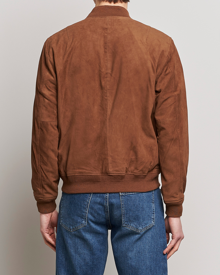 Hombres | Abrigos y chaquetas | Polo Ralph Lauren | Gunners Lined Suede Bomber Jacket Country Brown