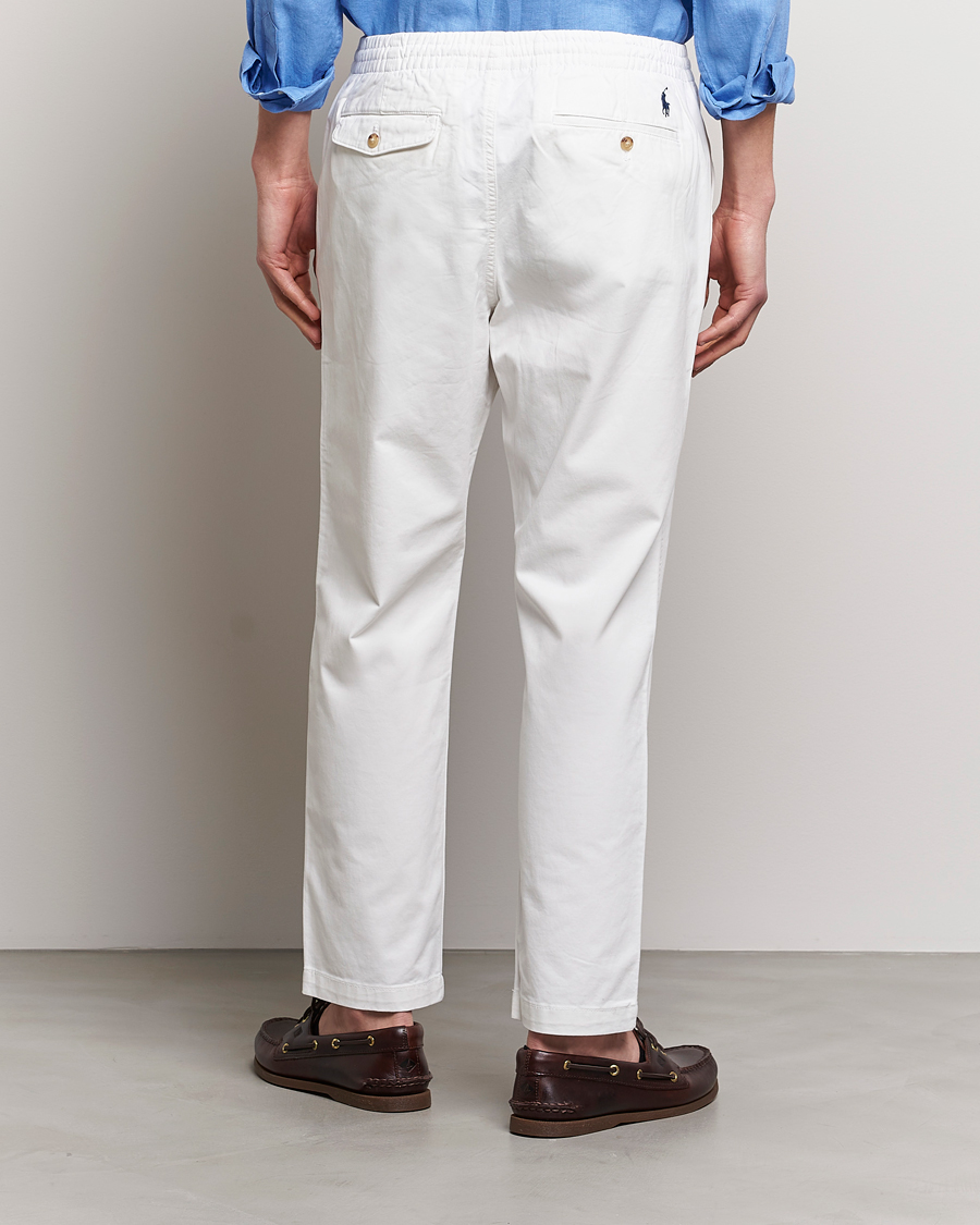Hombres | Pantalones | Polo Ralph Lauren | Prepster Stretch Drawstring Trousers Deckwash White