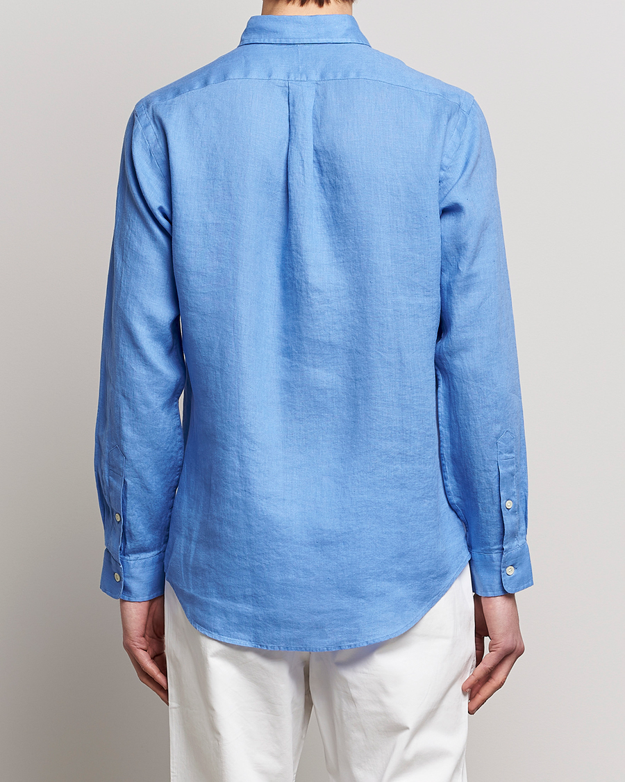 Hombres | Camisas | Polo Ralph Lauren | Custom Fit Linen Button Down Harbor Island Blue