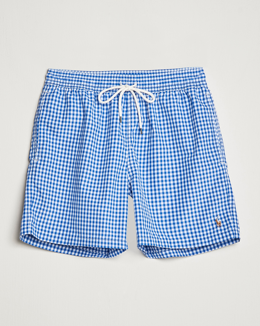 Hombres | Bañadores | Polo Ralph Lauren | Traveler Gingham Swimshorts Cruise Royal
