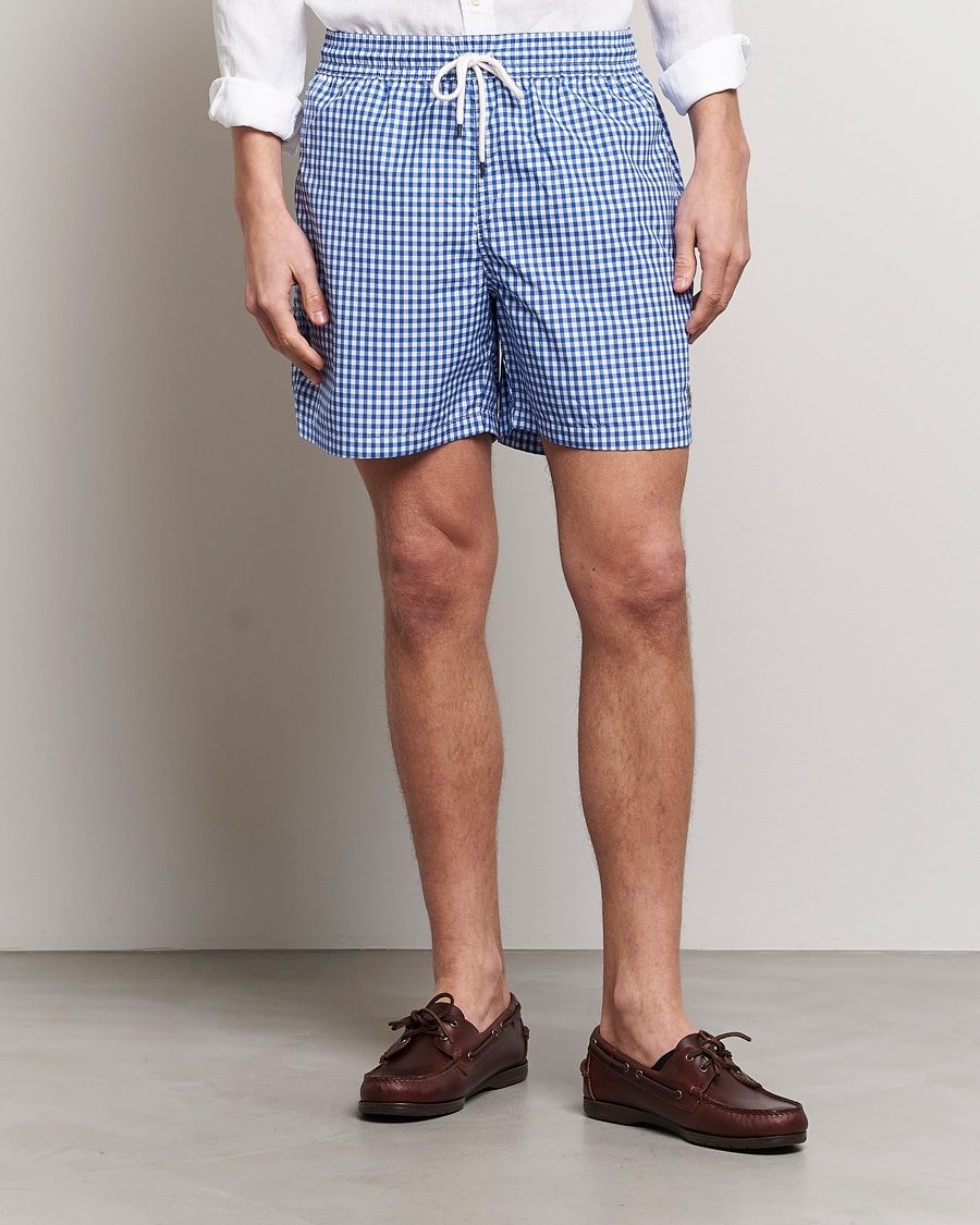 Hombres | Bañadores | Polo Ralph Lauren | Traveler Gingham Swimshorts Cruise Royal