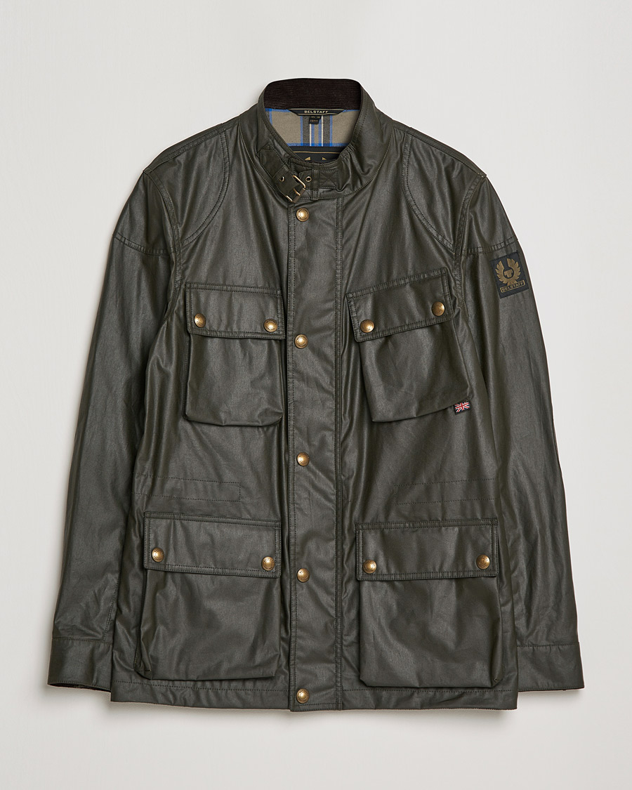 Hombres | Abrigos y chaquetas | Belstaff | Fieldmaster Waxed Jacket Faded Olive