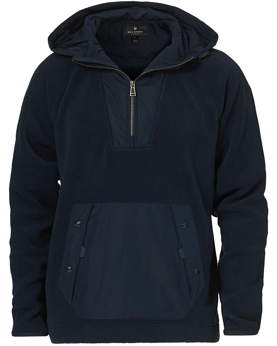 Hombres | Jerséis y prendas de punto | Belstaff | Atlantic Pile Pullover Dark Ink