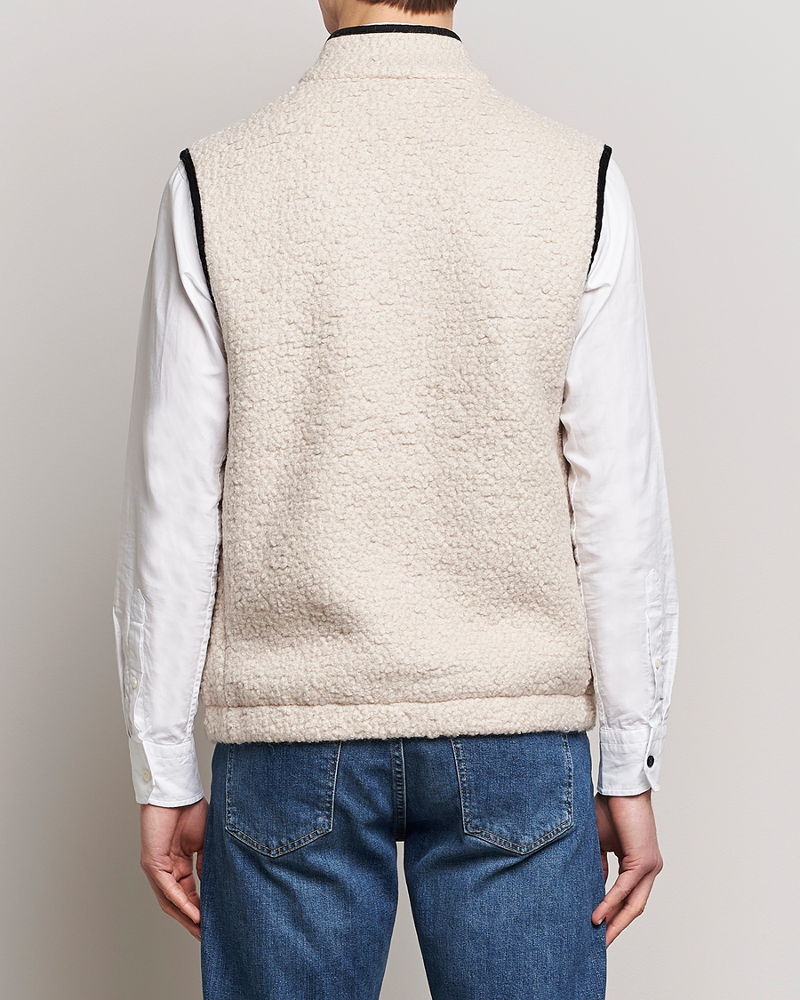 Hombres | Chalecos | Morris | Whitfield Pile Vest White