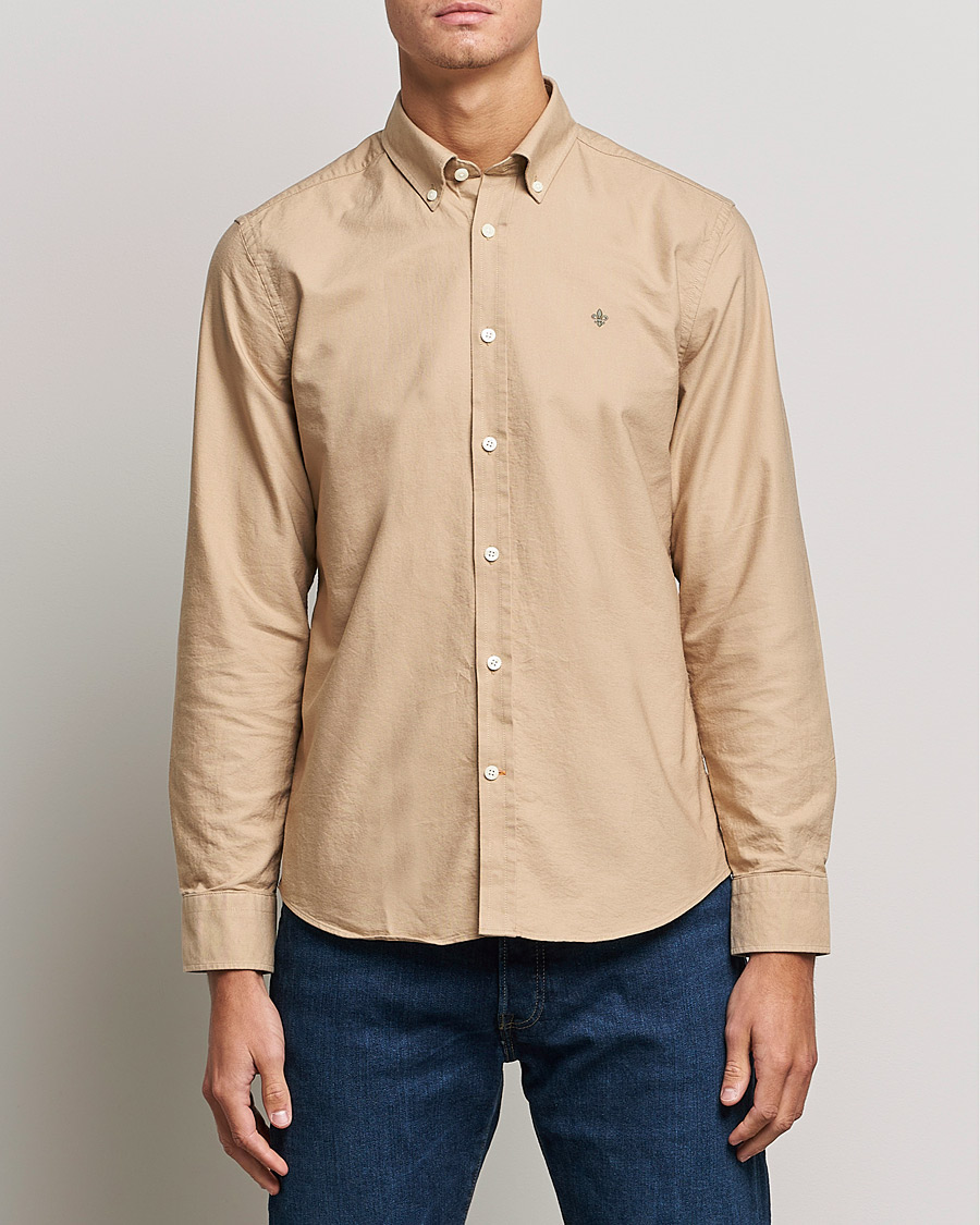 Hombres | Camisas | Morris | Douglas Oxford Shirt Khaki