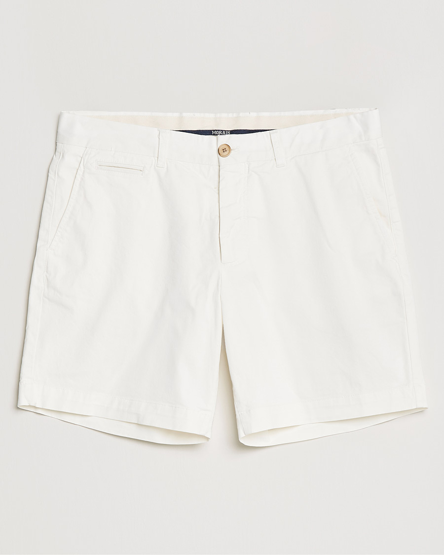 Hombres | Pantalones cortos | Morris | Light Twill Chino Shorts White