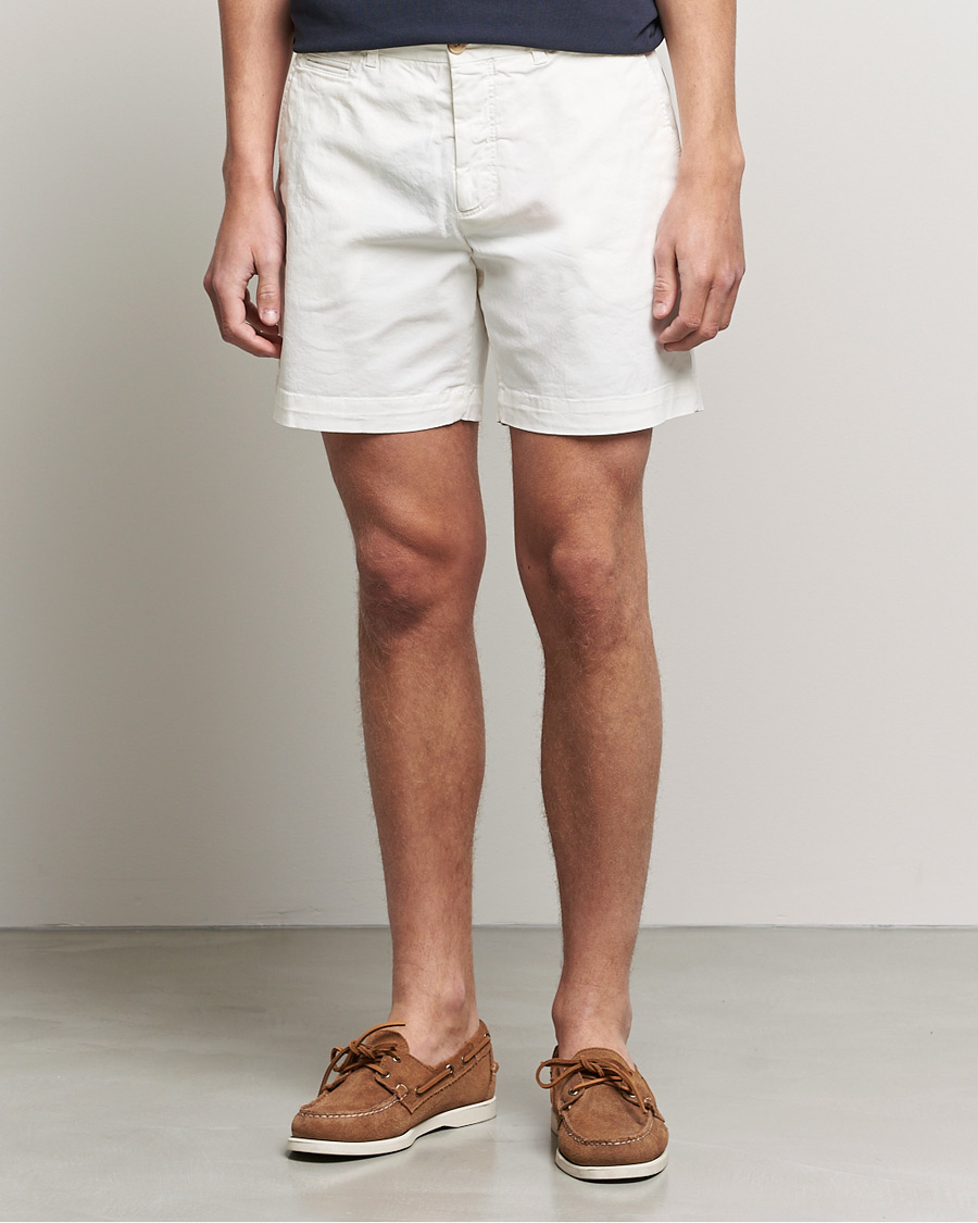 Hombres | Pantalones cortos | Morris | Light Twill Chino Shorts White